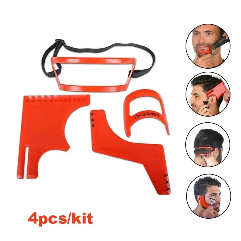 Men'S Grooming Clippers - 2/4 szt. Grzebienie do brody męskiej