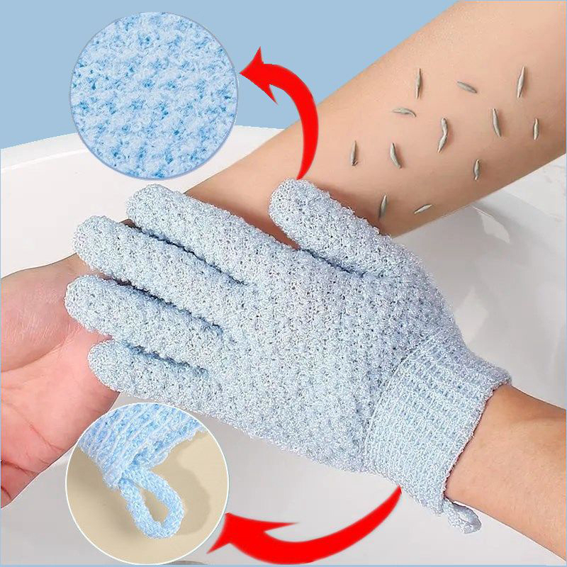 Exfoliating Scrub Mens - Zestaw 2 rękawic do kąpieli złuszczających