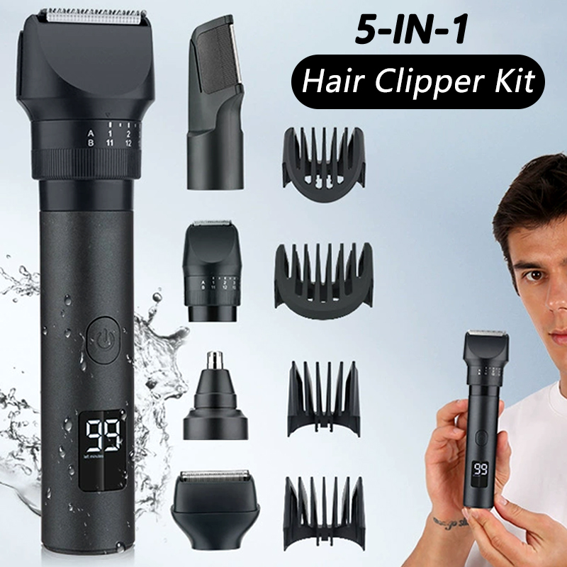 Men'S Grooming Nose Hair Trimmer - Bezprzewodowa maszynka do strzyżenia włosów 5-w-1