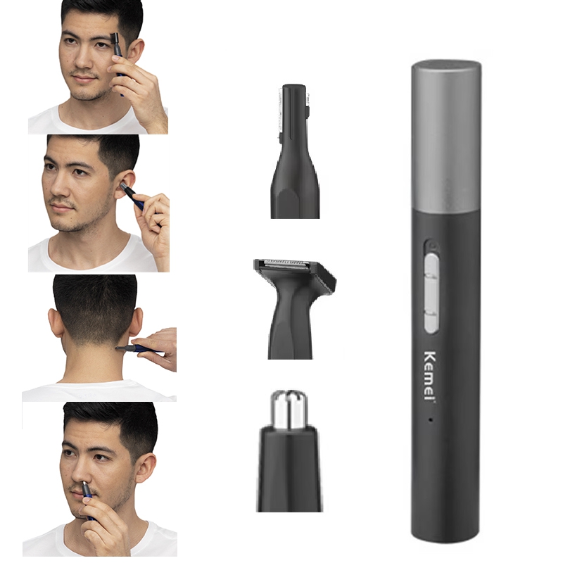Men'S Grooming Nose Hair Trimmer - Kemei Pro Akumulatorowy Trymer do Nosa,