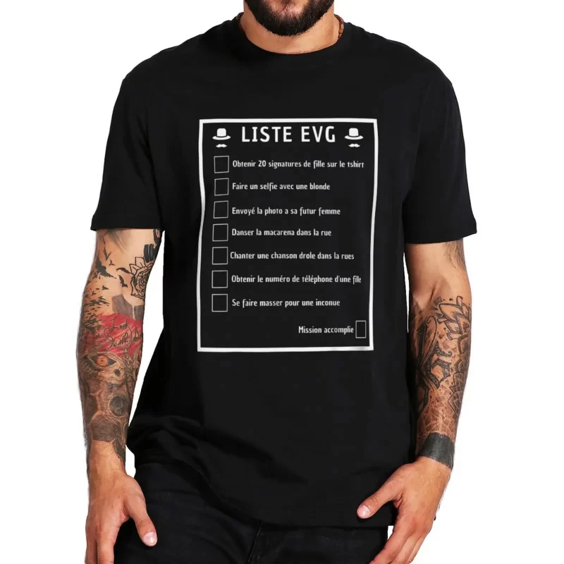 Men'S Grooming List - Koszulka na wieczór kawalerski EVG z