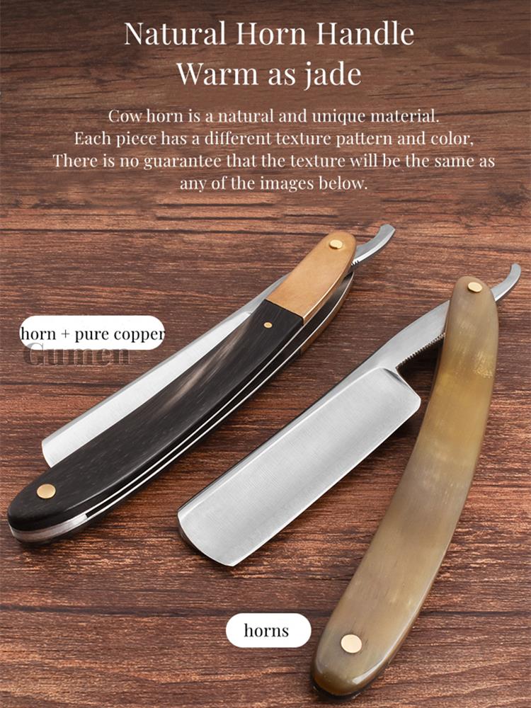 Straight Razor Safety - Japoński 440C stalowa krawędź prosta ostra