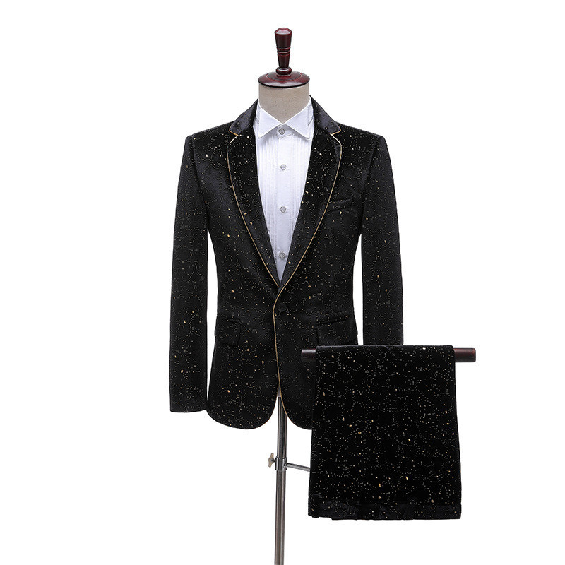 Men'S Grooming Studio - Stylowe, eleganckie męskie garnitury welurowe, garnitur