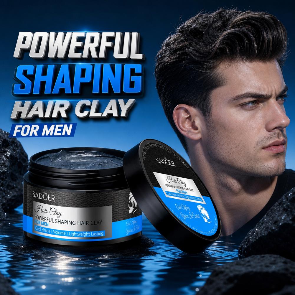Men'S Grooming Cream - Męska glinka do stylizacji włosów, mocne