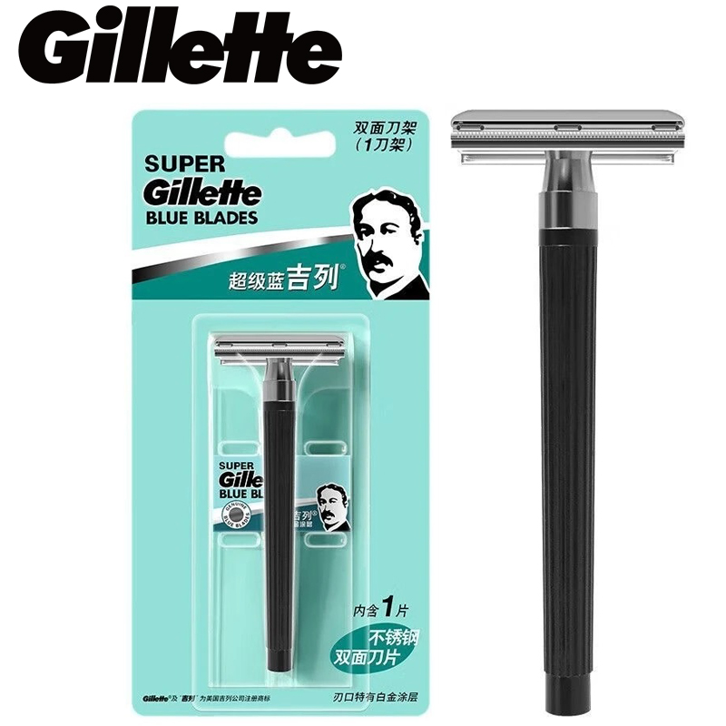 Straight Razor Safety - Maszynka do golenia Gillette Super Blue,
