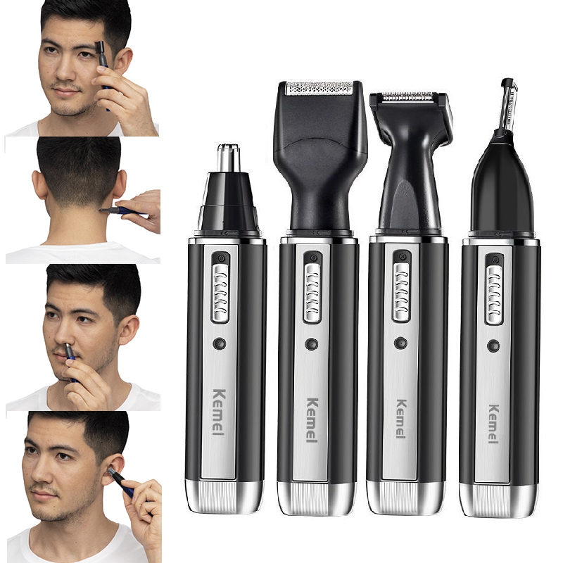 Men'S Grooming Nose Hair Trimmer - Kemei Akumulatorowy Elektryczny Trymer Wielofunkcyjny Dla