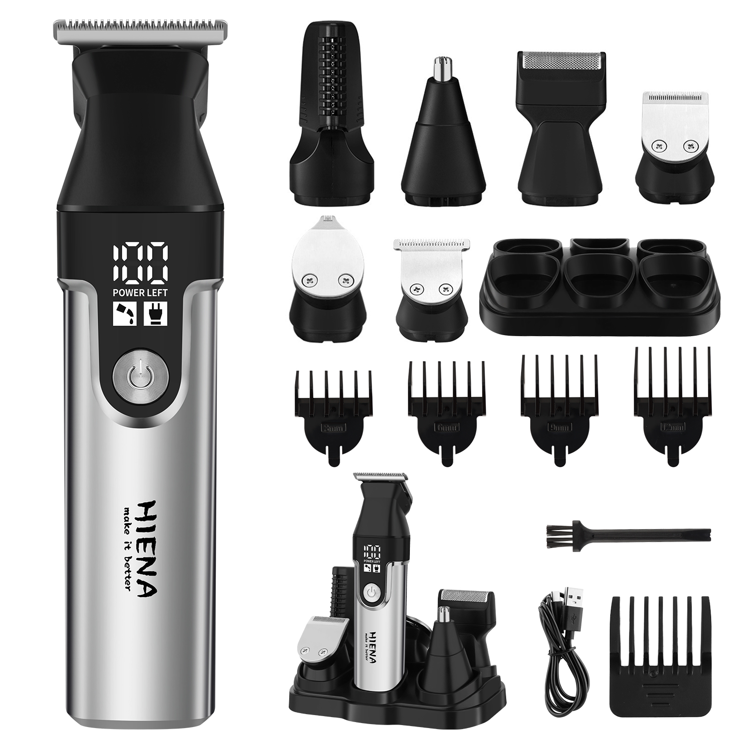 Men'S Grooming Nose Hair Trimmer - Profesjonalny, wielofunkcyjny zestaw do strzyżenia włosów