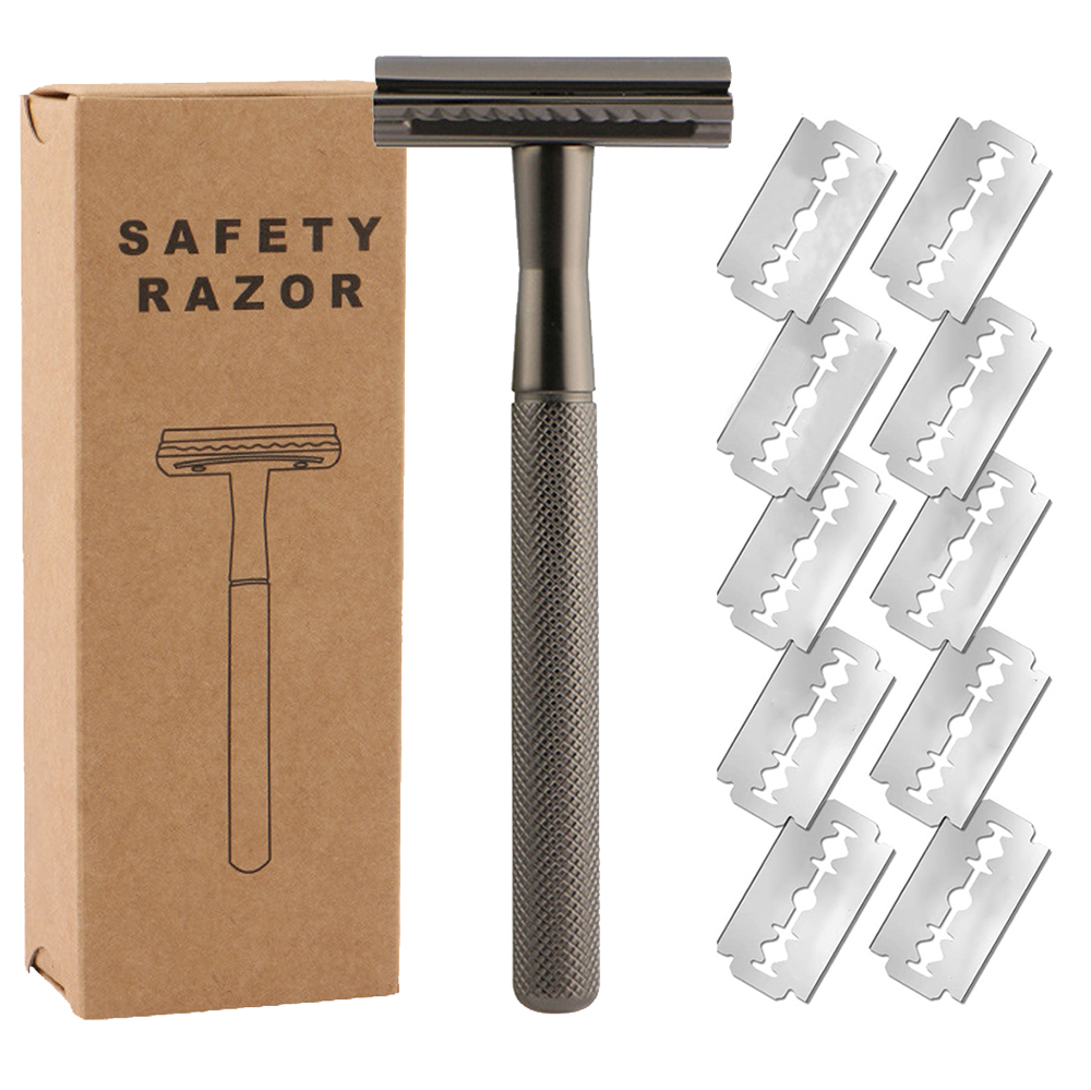 Straight Razor Safety - Maszynka do golenia z mosiężnym obciążeniem