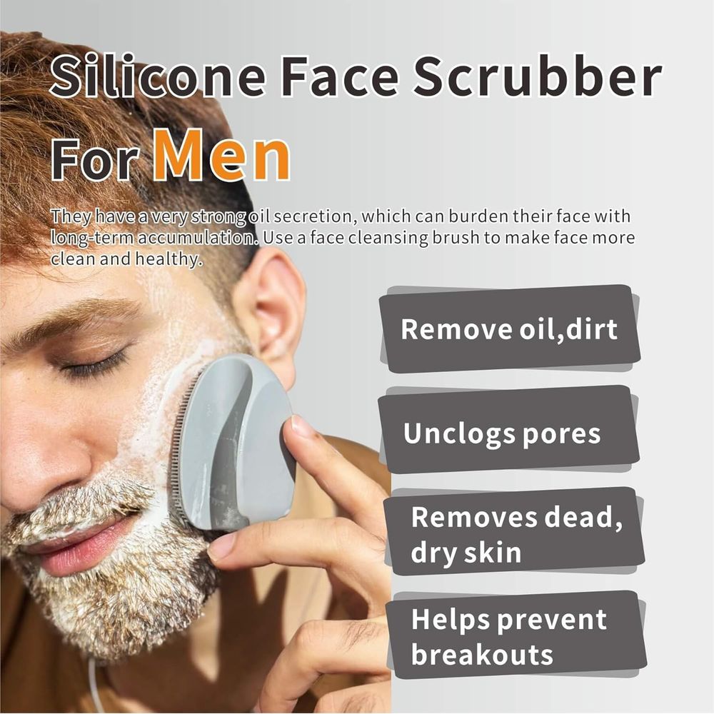 Silikonowa szczoteczka do czys – Exfoliating Scrub Mens recenzja i cena