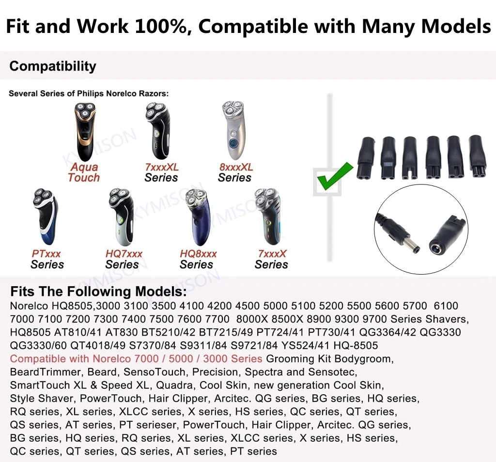 8 szt. zamiennych przewodów za – Men'S Grooming Clippers recenzja i cena
