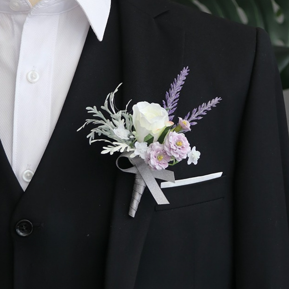 Groom Boutonniere Dekoracja śl – Men'S Grooming For Marriage recenzja i cena