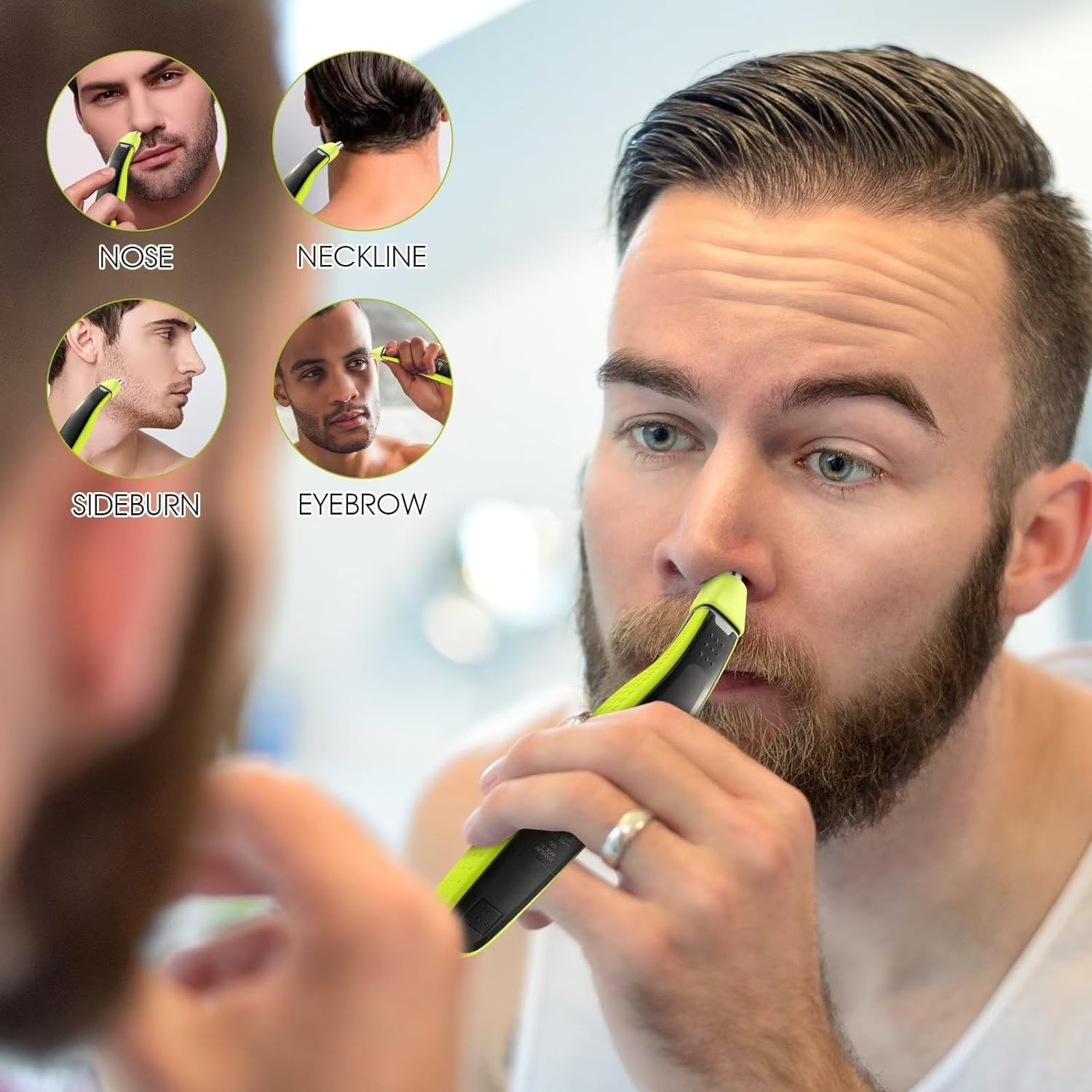 YUKU Trymer do włosów w nosie  – Men'S Grooming Clippers recenzja i cena