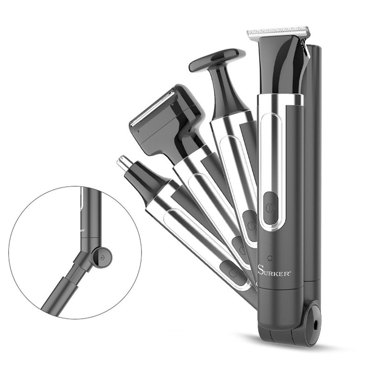 Surker 4-w-1 Golarka dla Mężcz – Men'S Grooming Nose Hair Trimmer recenzja i cena