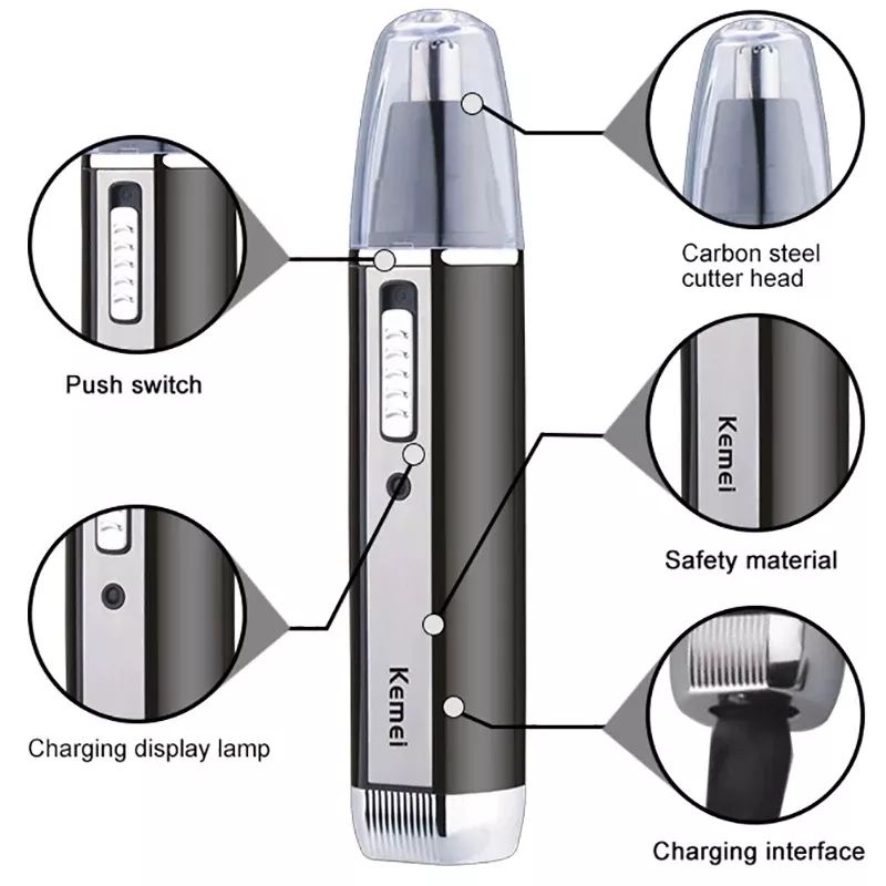 Kemei Akumulatorowy Elektryczn – Men'S Grooming Nose Hair Trimmer recenzja i cena